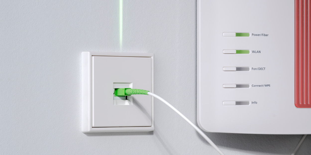 Die neuen Glasfaser-Anschlussdosen bei Elektrotechnik Gernandt in Eisenach / Neukirchen
