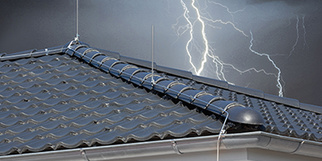 Äußerer Blitzschutz bei Elektrotechnik Gernandt in Eisenach / Neukirchen